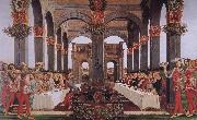 Sandro Botticelli, The story of the wedding scene